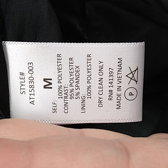 ASTR The Label long sleeve Bodysuit Women's Medium 100% Polyester silky black - Picture 3 of 4